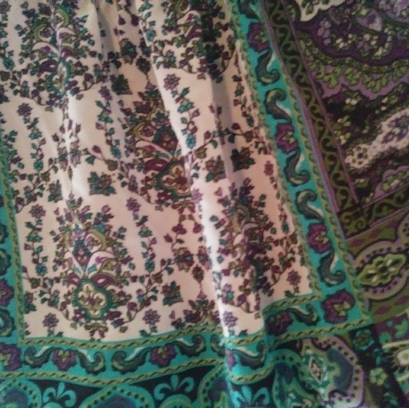 Cute turquoise patterned dress - Picture 2 of 4